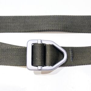 Cabelas Bison Light Duty Webbing Belt Olive Green Medium up to 38" Made in USA